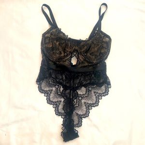 One Piece Lace Leotard